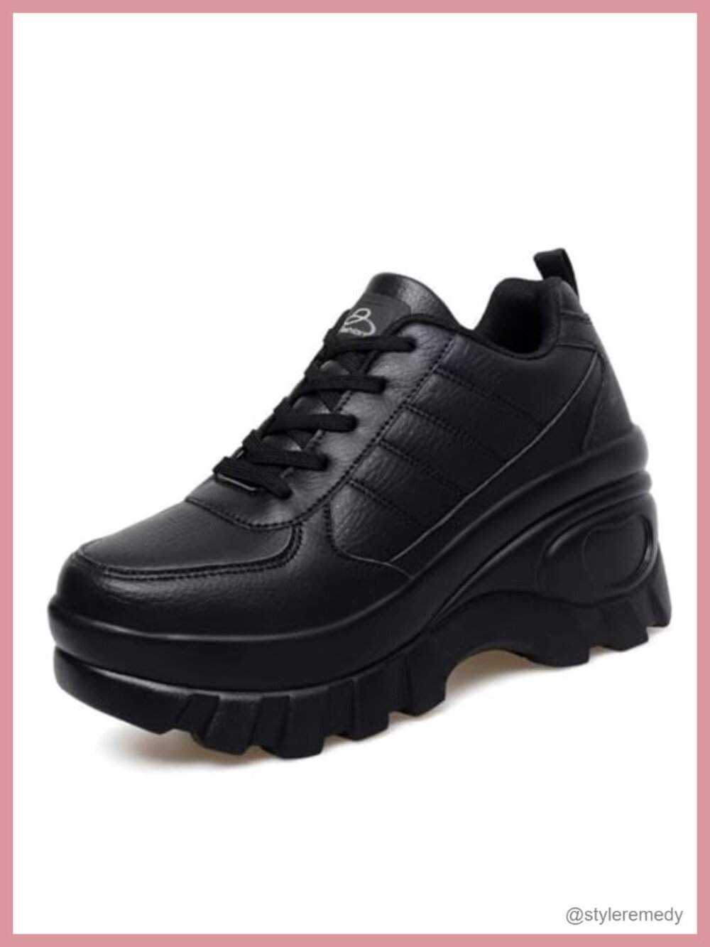Women's Wedge Athletic Walking Shoes Chunky Platform Non-Slip Comfort